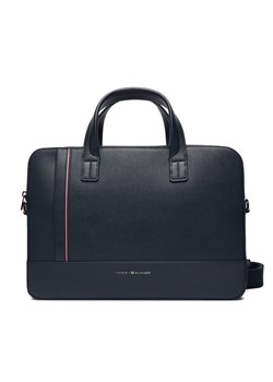 Tommy Hilfiger Torba na laptopa Th Central Slim Computer Bag AM0AM13631 Granatowy ze sklepu MODIVO w kategorii Torby na laptopa - zdjęcie 186605824