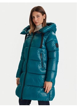 Save The Duck Płaszcz zimowy D45510W LOVE21 Niebieski Regular Fit ze sklepu MODIVO w kategorii Płaszcze damskie - zdjęcie 186605844