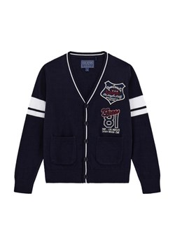 Guess Kardigan L5YR05 Z0140 Granatowy Regular Fit ze sklepu MODIVO w kategorii Swetry chłopięce - zdjęcie 186605940