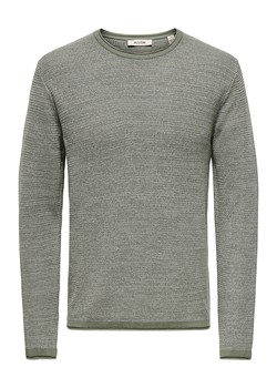 ONLY &amp; SONS Sweter &quot;Eric&quot; w kolorze khaki ze sklepu Limango Polska w kategorii Swetry męskie - zdjęcie 186609054