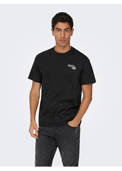 ONLY &amp; SONS Koszulka &quot;Fred&quot; w kolorze czarnym ze sklepu Limango Polska w kategorii T-shirty męskie - zdjęcie 186609081
