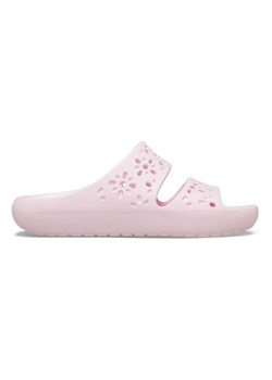 Crocs Klapki &quot;Classic Floral&quot; w kolorze jasnoróżowym ze sklepu Limango Polska w kategorii Klapki damskie - zdjęcie 186609563