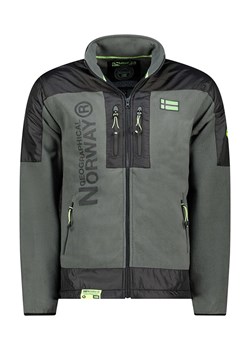 Geographical Norway Kurtka polarowa "Tulene" w kolorze ciemnoszarym ze sklepu Limango Polska w kategorii Bluzy męskie - zdjęcie 186609710