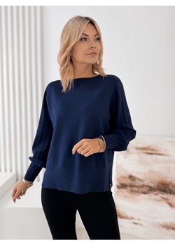 sweter feyre granatowy one size ze sklepu UBRA w kategorii Swetry damskie - zdjęcie 186609883