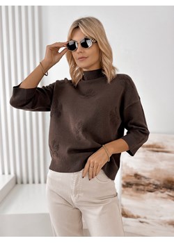 sweter selden brązowy one size ze sklepu UBRA w kategorii Swetry damskie - zdjęcie 186609962