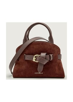 Coccinelle Kuferek Sabine | zamsz ze sklepu Gomez Fashion Store w kategorii Kuferki - zdjęcie 186610381