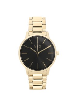 Armani Exchange Zestaw zegarek i bransoletka Cayde Gift Set AX7119 Złoty ze sklepu MODIVO w kategorii Zegarki - zdjęcie 186611804