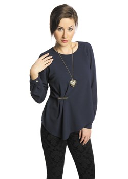 Bluzka FBZ426 GRANATOWY ze sklepu fokus.pl w kategorii Swetry damskie - zdjęcie 186614523