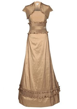 Sukienka FSU137 CAPPUCINO - id: 4688 - marki Fokus - 186617291 Sukienka FSU137 CAPPUCINO ze sklepu fokus.pl w kategorii Sukienki - zdjęcie 186617291