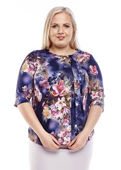 Bluzka FBZ1035 GRANATOWY magnolia ze sklepu fokus.pl w kategorii Bluzki damskie - zdjęcie 186617863