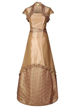 Sukienka FSU103 CAPPUCCINO - id: 1813 - marki Fokus - 186624273 Sukienka FSU103 CAPPUCCINO ze sklepu fokus.pl w kategorii Sukienki - zdjęcie 186624273