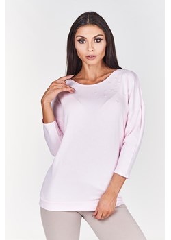 Bluzka FBZ951 RÓŻOWY BLADY ze sklepu fokus.pl w kategorii Bluzki damskie - zdjęcie 186627640