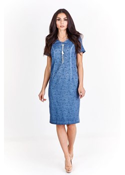 Sukienka FSU929  JEANSOWY jeans ze sklepu fokus.pl w kategorii Sukienki - zdjęcie 186627792