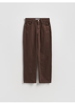 Reserved - Jeansy straight fit - dark grey jeans ze sklepu Reserved w kategorii Jeansy damskie - zdjęcie 186630552