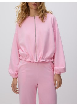 Reserved - Bluza ze ściągaczem - różowy ze sklepu Reserved w kategorii Bluzy damskie - zdjęcie 186631531