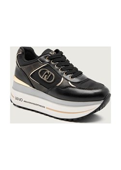 Liu Jo Sneakersy MAXI WONDER PLUS 01 | z dodatkiem skóry ze sklepu Gomez Fashion Store w kategorii Buty sportowe damskie - zdjęcie 186631660