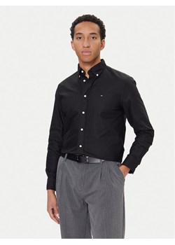 Tommy Hilfiger Koszula Solid Heritage MW0MW35774 Czarny Regular Fit ze sklepu MODIVO w kategorii Koszule męskie - zdjęcie 186633922