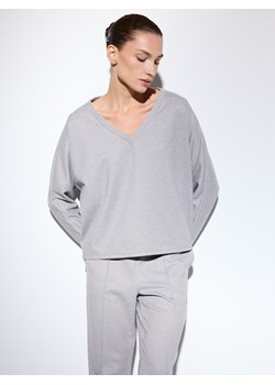 Mohito - Szara bluza - szary ze sklepu Mohito w kategorii Bluzy damskie - zdjęcie 186634434