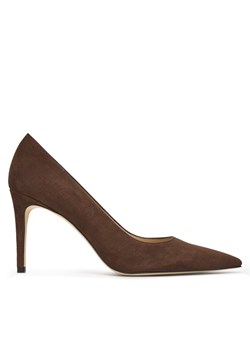 Szpilki Stuart Weitzman Stuart Power 85 SJ948 Brązowy ze sklepu eobuwie.pl w kategorii Czółenka - zdjęcie 186635712