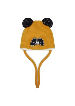 Czapka Jamiks Panda Iva JZF086-P Żółty ze sklepu eobuwie.pl w kategorii Czapki dziecięce - zdjęcie 186635723