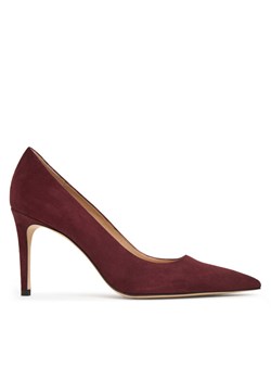 Szpilki Stuart Weitzman Stuart Power 85 SJ948 PY0 Bordowy ze sklepu eobuwie.pl w kategorii Czółenka - zdjęcie 186635780