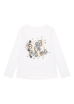 Guess Bluzka K5BI09 J1314 Biały Regular Fit ze sklepu MODIVO w kategorii Bluzki dziewczęce - zdjęcie 186636563