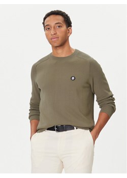 BOSS Sweter C-Illian 50543136 Beżowy Regular Fit ze sklepu MODIVO w kategorii Swetry męskie - zdjęcie 186636592