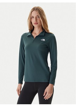 The North Face Koszulka techniczna Flex NF0A8BRQ Zielony Slim Fit ze sklepu MODIVO w kategorii Bluzki damskie - zdjęcie 186636620