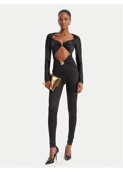 Elisabetta Franchi Kombinezon TU-043-51E2-V500 Czarny Slim Fit ze sklepu MODIVO w kategorii Kombinezony damskie - zdjęcie 186636662