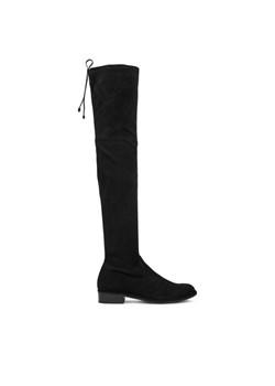 Stuart Weitzman Muszkieterki Lowland Czarny ze sklepu MODIVO w kategorii Kozaki damskie - zdjęcie 186636670