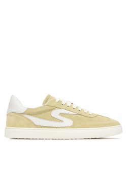 Stuart Weitzman Sneakersy Runaround SK928 Beżowy ze sklepu MODIVO w kategorii Buty sportowe damskie - zdjęcie 186636682