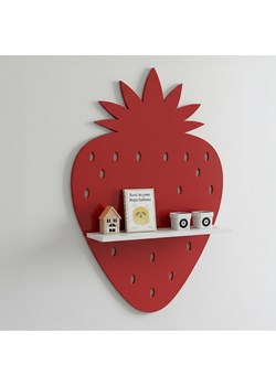 Woody Kids Regał ścienny w kolorze biało-czerwonym - 33 x 35 x 10 cm - id: 16980929 - marki Woody Kids - 186638271 Woody Kids Regał ścienny w kolorze biało-czerwonym - 33 x 35 x 10 cm ze sklepu Limango Polska w kategorii Meble dziecięce - zdjęcie 186638271