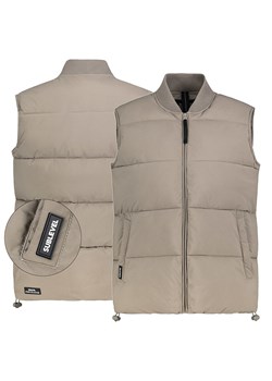 Sublevel Kamizelka pikowana w kolorze szarobrązowym ze sklepu Limango Polska w kategorii Kamizelki damskie - zdjęcie 186639014