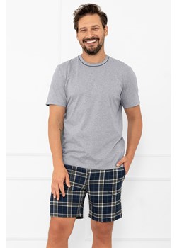 Piżama Italian Fashion Andreas kr.r. kr.sp. melanż/druk - id: 39217 - marki Italian Fashion - 186640351 Piżama Italian Fashion Andreas kr.r. kr.sp. melanż/druk ze sklepu kontri.pl w kategorii Piżamy damskie - zdjęcie 186640351