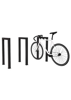 Grafitowy miejski stojak rowerowy K7-M93 - id: 27332 - marki Elior - 186641200 Grafitowy miejski stojak rowerowy K7-M93 ze sklepu Edinos.pl w kategorii Ogród i taras - zdjęcie 186641200