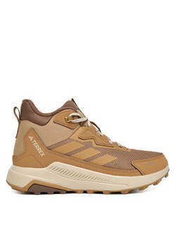 Trekkingi adidas Terrex Anylander CLIMAWARM+ Hiking JS1432 Brązowy ze sklepu eobuwie.pl w kategorii Buty trekkingowe damskie - zdjęcie 186641783