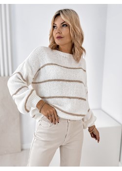 sweter ashbury ecru one size ze sklepu UBRA w kategorii Swetry damskie - zdjęcie 186643072