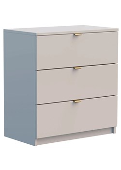 Komoda z 3 szufladami w stylu glamour kaszmir P8-K28 ze sklepu Edinos.pl w kategorii Komody - zdjęcie 186643510