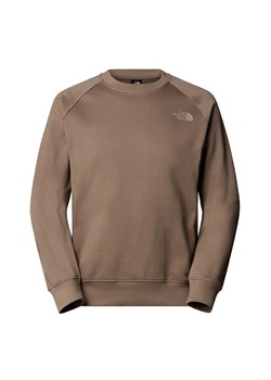 Bluza męska The North Face Raglan Box NS Crew 0A89FAE1Q1 - brązowa ze sklepu streetstyle24.pl w kategorii Bluzy męskie - zdjęcie 186643674