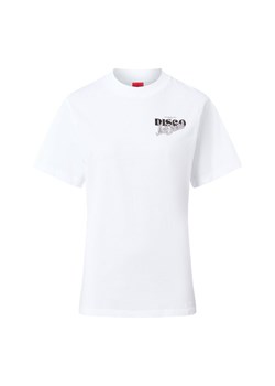 HUGO Koszulka damska - Vintage Tee Kobiety Bawełna écru nadruk ze sklepu vangraaf w kategorii Bluzki damskie - zdjęcie 186645041