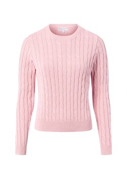 Marie Lund Damski sweter bawełniany Kobiety Bawełna różowy jednolity ze sklepu vangraaf w kategorii Swetry damskie - zdjęcie 186645050