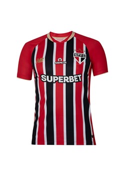 Koszulka męska New Balance Sao Paulo FC MT831835AWY – czerwona ze sklepu New Balance Poland w kategorii T-shirty męskie - zdjęcie 186645321