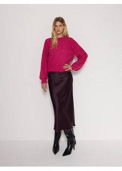 Reserved - Sweter z raglanowymi rękawami - fuksja ze sklepu Reserved w kategorii Swetry damskie - zdjęcie 186645933