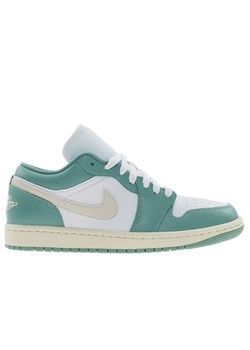 Buty damskie Nike Air Jordan 1 Low DC0774-138 - miętowo-białe ze sklepu streetstyle24.pl w kategorii Buty sportowe damskie - zdjęcie 186646074