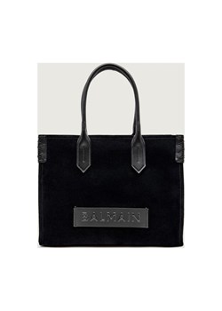 Balmain Shopperka B-ARMY 36 | zamsz ze sklepu Gomez Fashion Store w kategorii Torby Shopper bag - zdjęcie 186646924