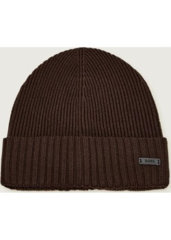BOSS BLACK Wełniana czapka Fati ze sklepu Gomez Fashion Store w kategorii Czapki zimowe męskie - zdjęcie 186646981
