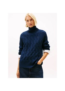 Tommy Hilfiger Wełniany golf | Loose fit ze sklepu Gomez Fashion Store w kategorii Swetry damskie - zdjęcie 186647004