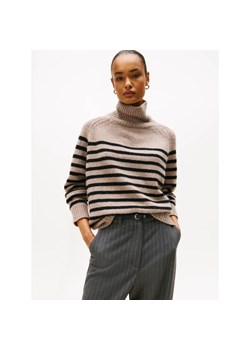 Tommy Hilfiger Wełniany golf | Loose fit | z dodatkiem kaszmiru ze sklepu Gomez Fashion Store w kategorii Swetry damskie - zdjęcie 186647034