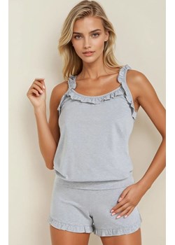 Szorty do spania damskie szare Sleepy, Kolor szary, Rozmiar L, Teyli - id: 206977 - marki Teyli - 186648803 Szorty do spania damskie szare Sleepy, Kolor szary, Rozmiar L, Teyli ze sklepu Intymna w kategorii Piżamy damskie - zdjęcie 186648803