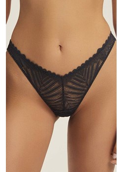 Esotiq koronkowe stringi damskie Onika 44221-90X, Kolor szary, Rozmiar L, Esotiq ze sklepu Intymna w kategorii Majtki damskie - zdjęcie 186649132